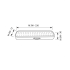 Φωτιστικό Ασφαλείας led 3W 30chip 6400K (ΨΥΧΡΟ) μονής όψης με ενδείξεις