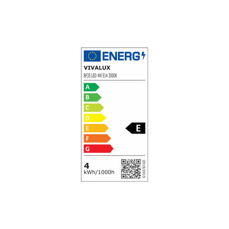 Λάμπα κεράκι LED Filament E14 4W 3000K (ΘΕΡΜΟ) C35 360o 470Lm VIVA