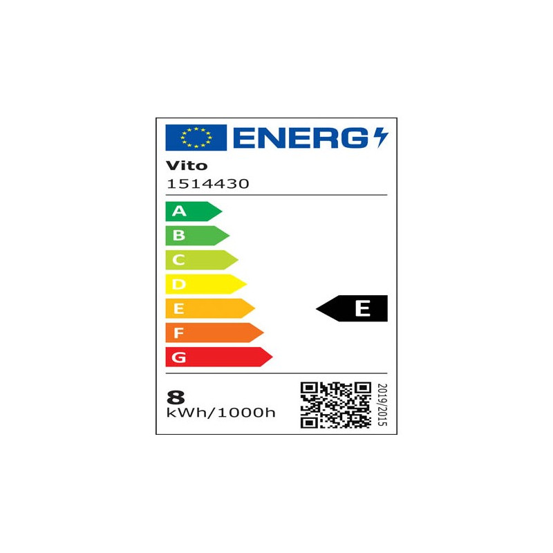 ΛΑΜΠΤΗΡΑΣ LED FILAMENT LEDISONE-2-ΔΙΑΦΑΝΟΣ A60 8W 1000Lm E27 2700K (ΘΕΡΜΟ ΦΩΣ) 1514430 VITO