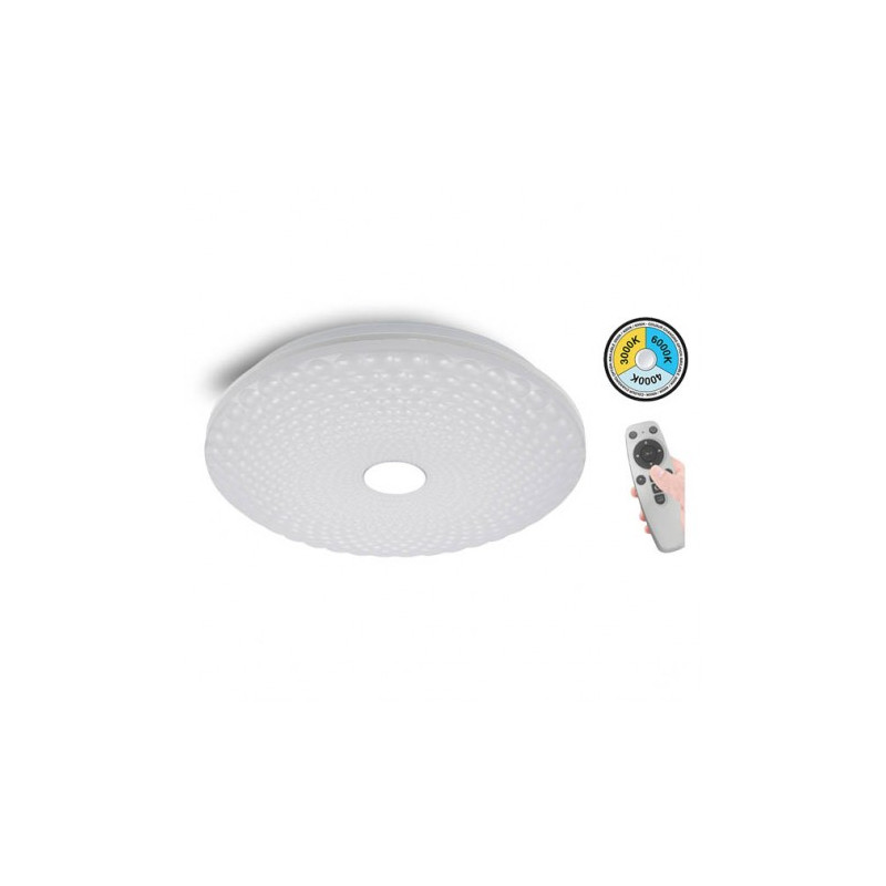 ΠΛΑΦΟΝΙΕΡΑ ΟΡΟΦΗΣ LED PEARL DIMMABLE-D45 78W 3xCCT ΜΕ ΑΣΥΡΜΑΤΟ ΧΕΙΡΙΣΤΗΡΙΟ ΥΠΕΡΥΘΡΩΝ 3xCCT 2024630 VITO