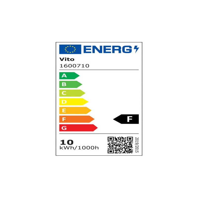 ΛΑΜΠΤΗΡΑΣ LED G13 ΤΥΠΟΥ ΦΘΟΡΙΟΥ T8 G13 10W 1000Lm 4000K (ΦΩΣ ΗΜΕΡΑΣ) 600mm DOUBLE ENDED 1600710 VITO