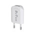 Φορτιστής Οικιακός 5V/1A 220V Universal 1 x USB καλώδιο Micro USB 1m λευκό 14115 DeTech