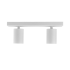 Σπότ οροφής εξωτερικό διπλό 2xGU10 Φ55x80 λευκό