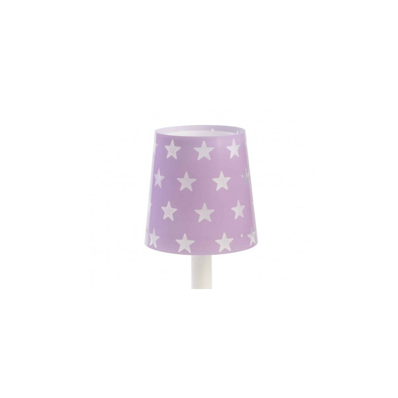 STARS LILAC κομοδίνου 1X40W E14, φωσφορίζοντα μέρη