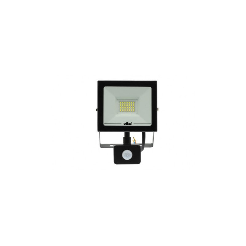 ΠΡΟΒΟΛΕΑΣ LED INDUS GEN3 ΜΕ ΑΙΣΘΗΤΗΡΑ ΚΙΝΗΣΗΣ 30W 3000Lm 6000K (ΨΥΧΡΟ ΦΩΣ) IP65 ΑΝΘΡΑΚΙ 3022170 VITO