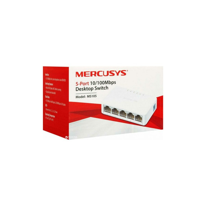 5-Port 10/100Mbps Desktop Switch MS105 v1 Mercusys