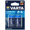 Μπαταρία Αλκαλική LR14 C 7800mAh 2 TEM LONG LIFE POWER VARTA