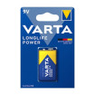 Μπαταρία Αλκαλική 6LR61 PP3 580mAh 9V LONG LIFE POWER VARTA