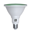 Λάμπα LED PAR38 E27 42VAC ΠΡΑΣΙΝΗ IP65 15W 1300Lm