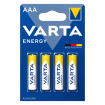 Μπαταρία Αλκαλική LR03 ΑAΑ 1.5V 4 ΤΕΜ ENERGY VARTA