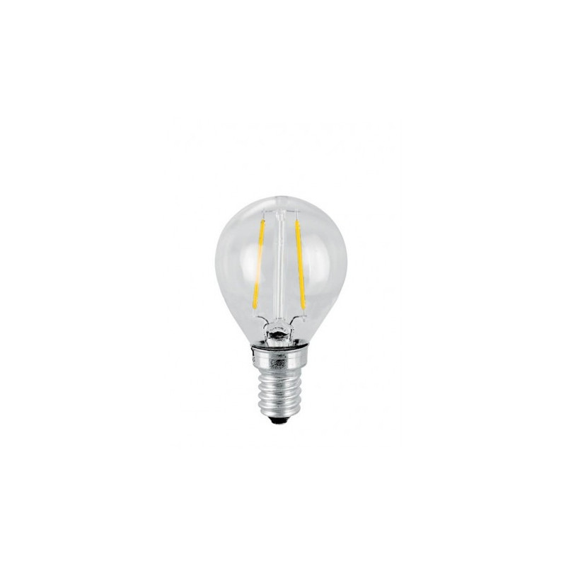 Λάμπα LED σφαιρική Filament E14 4W 3000K (ΘΕΡΜΟ) P45 360o 470Lm VIVA