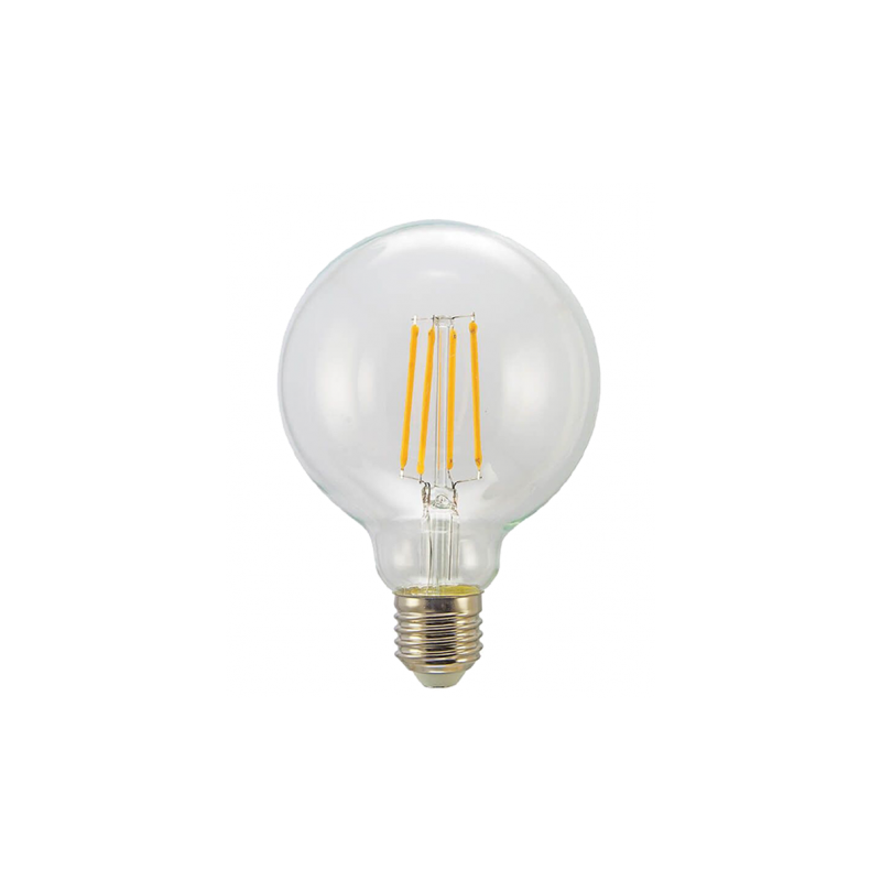 Λάμπα LED Γλόμπος Filament E27 8W 3000K (ΘΕΡΜΟ) G95 360o 806Lm VIVA