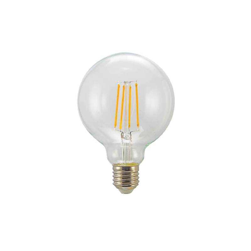 Λάμπα LED Γλόμπος Filament E27 8W 3000K (ΘΕΡΜΟ) G125 360o 806Lm VIVA