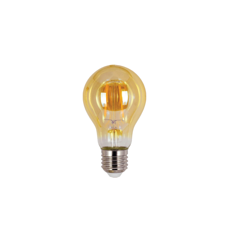 Λάμπα LED Amber Filament E27 6W 2700K (ΘΕΡΜΟ) A60 360o 590Lm VIVA