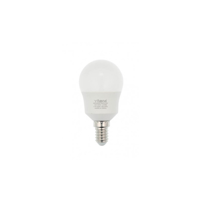 ΛΑΜΠΤΗΡΑΣ LED ADVANCE ΣΦΑΙΡΙΚΟΣ G45 E14 8.5W 765Lm 6400K (ΨΥΧΡΟ ΦΩΣ) 1517590 VITO