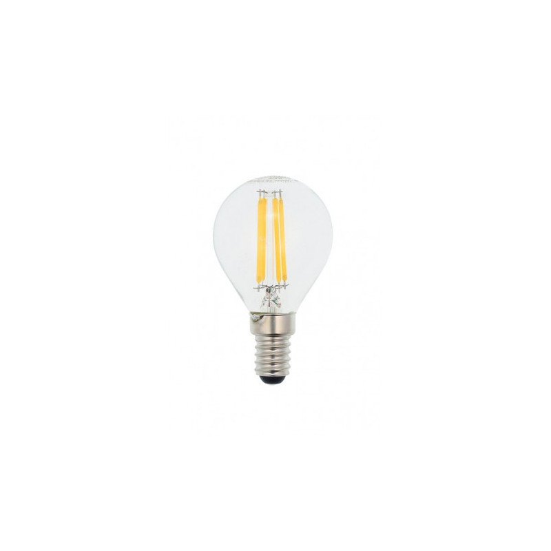 ΛΑΜΠΤΗΡΑΣ LED FILAMENT LEDISONE-2-ΔΙΑΦΑΝΟΣ ΣΦΑΙΡΙΚΟΣ G45 4W 520Lm E14 2700K (ΘΕΡΜΟ ΦΩΣ) 1514520 VITO
