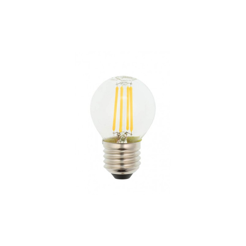 ΛΑΜΠΤΗΡΑΣ LED FILAMENT LEDISONE-2-ΔΙΑΦΑΝΟΣ ΣΦΑΙΡΙΚΟΣ G45 4W 520Lm E27 2700K (ΘΕΡΜΟ ΦΩΣ) 1514550 VITO