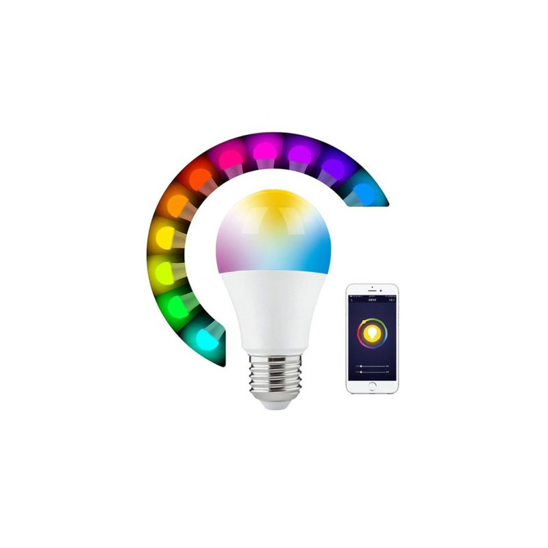 Λαμπτήρας LED RGB SMART WiFi E27 10W 806Lm LIGHTEX