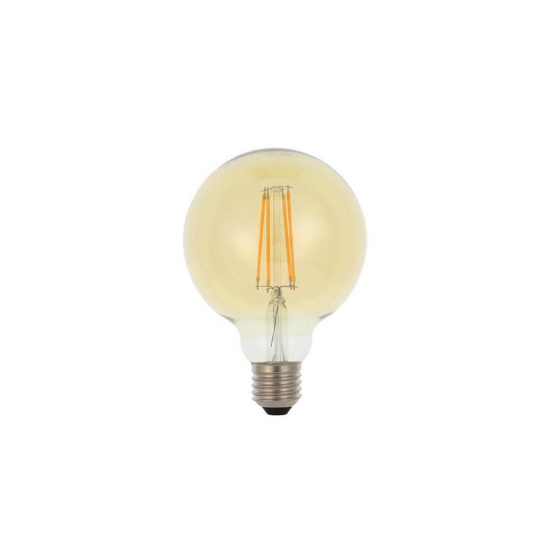 ΛΑΜΠΤΗΡΑΣ LED FILAMENT LEDISONE-RETRO ΓΛΟΜΠΟΣ G95 8W 880Lm E27 2500K (ΘΕΡΜΟ ΦΩΣ) 1513540 VITO