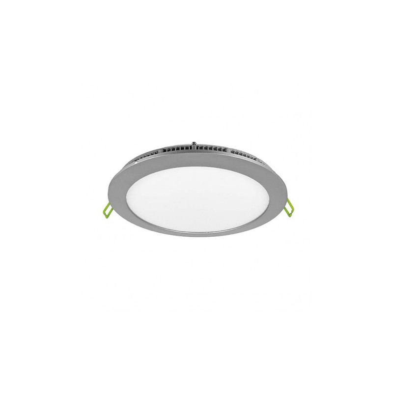 ΦΩΤΙΣΤΙΚΟ ΟΡΟΦΗΣ ΧΩΝΕΥΤΟ LED 18W 4000K (ΦΩΣ ΗΜΕΡΑΣ) 1150Lm Φ225mm ΚΟΠΗ Φ210mm ΣΤΡΟΓΓΥΛΟ ΑΣΗΜΙ VIVA