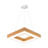 Κρεμαστό Φωτιστικό LED 45W με επιλογή χρώματος (3000Κ/4000K/6000K) 4050Lm 600x600mm μοτίβο ξύλου τετράγωνο