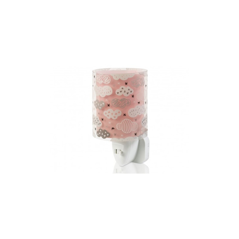 CLOUDS PINK πρίζας νυκτός LED 0,3W (συμπεριλαμβάνεται)