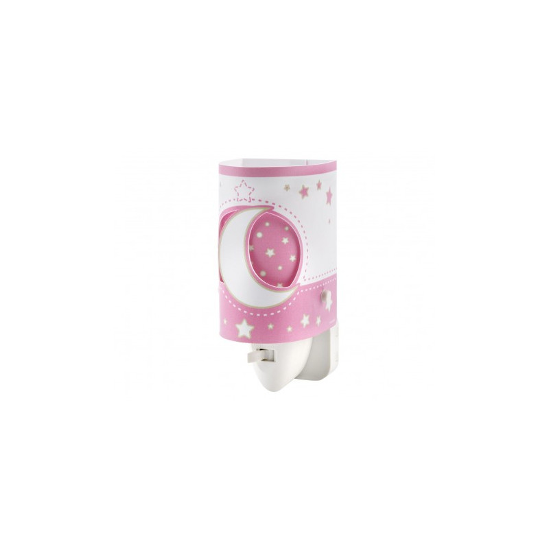 MOONLIGHT PINK πρίζας νυκτός LED 0,3W (συμπεριλαμβάνεται)