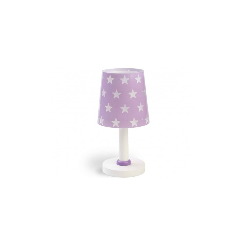 STARS LILAC κομοδίνου 1X40W E14, φωσφορίζοντα μέρη