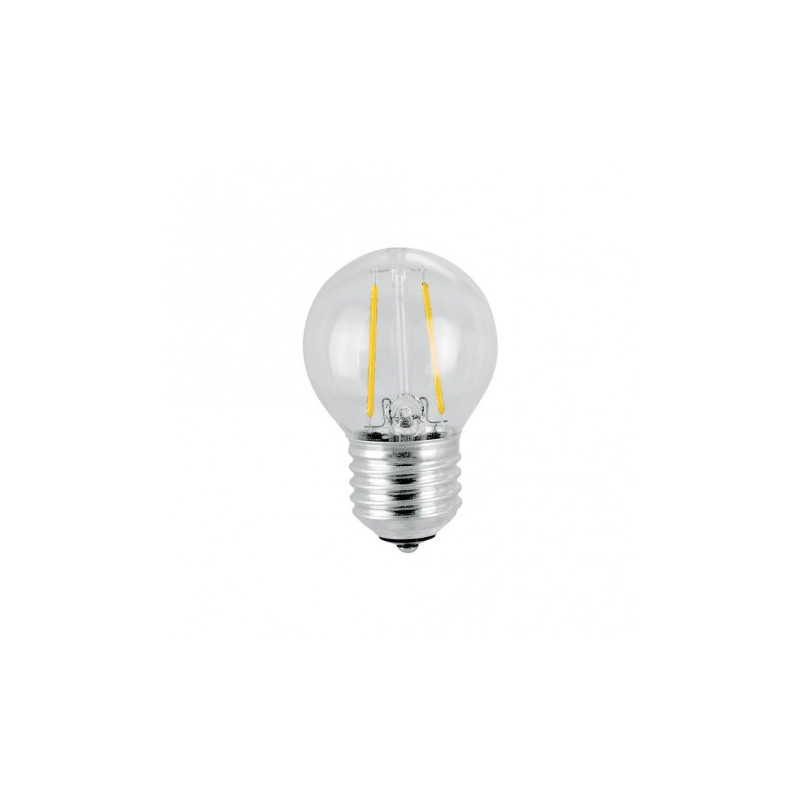 ΛΑΜΠΤΗΡΑΣ LED FILAMENT ΣΦΑΙΡΙΚΟΣ E27 4W 3000K (ΘΕΡΜΟ) 470Lm G45 220V VIVA