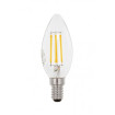 ΛΑΜΠΤΗΡΑΣ LED FILAMENT LEDISONE-2-ΔΙΑΦΑΝΟΣ C35 E14 6W 660Lm DIMMABLE 2700K (ΘΕΡΜΟ ΦΩΣ) 1518340 VITO