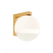 ΑΠΛΙΚΑ ΤΟΙΧΟΥ E27 1x13W led max  PAINTED GOLD / graduately WHITE GLASS BERRY 01-2302 REDO