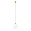 ΚΡΕΜΑΣΤΟ ΦΩΤΙΣΤΙΚΟ E27 1x13W led max  PAINTED GOLD / graduately WHITE GLASS BERRY 01-2266 REDO