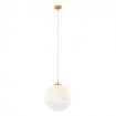 ΚΡΕΜΑΣΤΟ ΦΩΤΙΣΤΙΚΟ E27 1x13W led max  PAINTED GOLD / graduately WHITE GLASS BERRY 01-2270 REDO